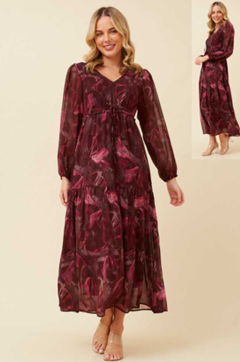 The Bordeaux Dress