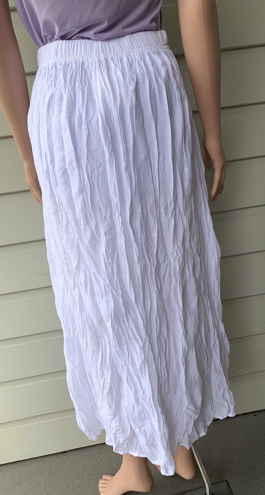 Crinkled Cotton Skirts