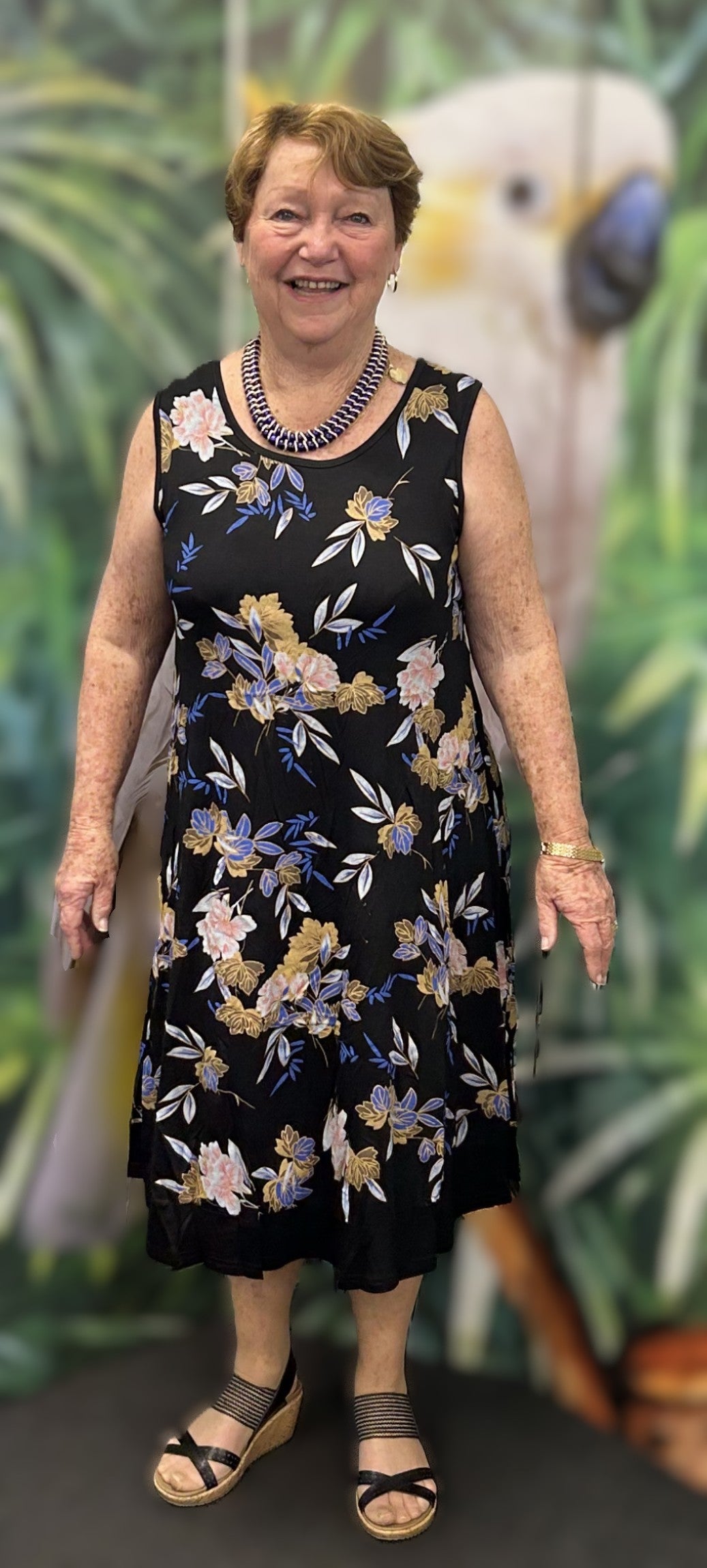 Golden Peony Dress