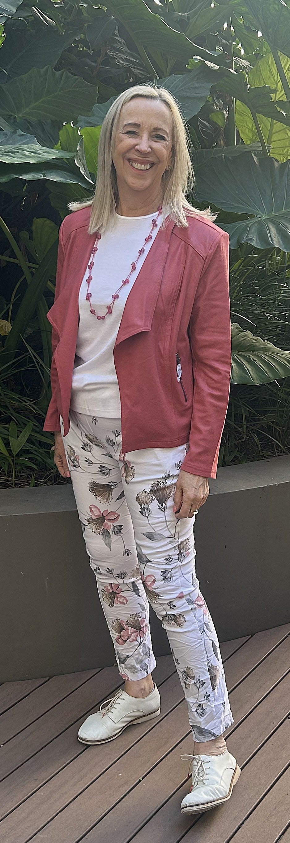 Coral Faux Swede