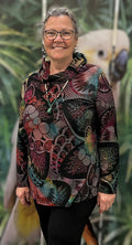 Mosaic Cowl Top