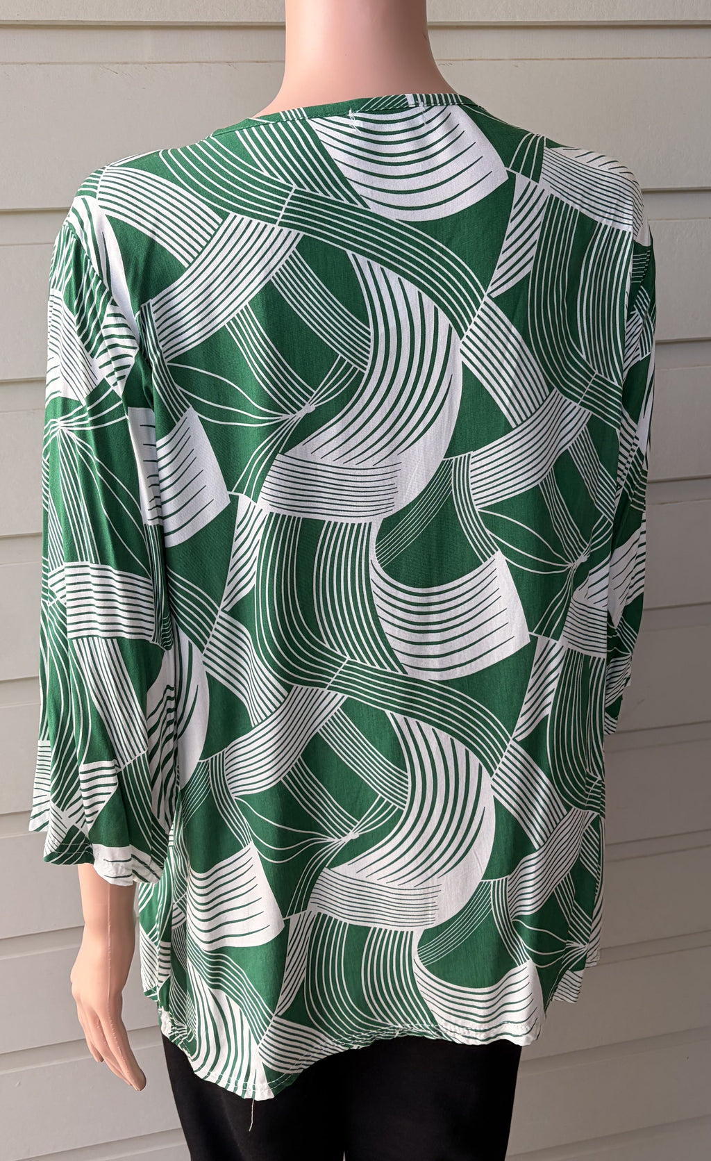 Wave Print Top