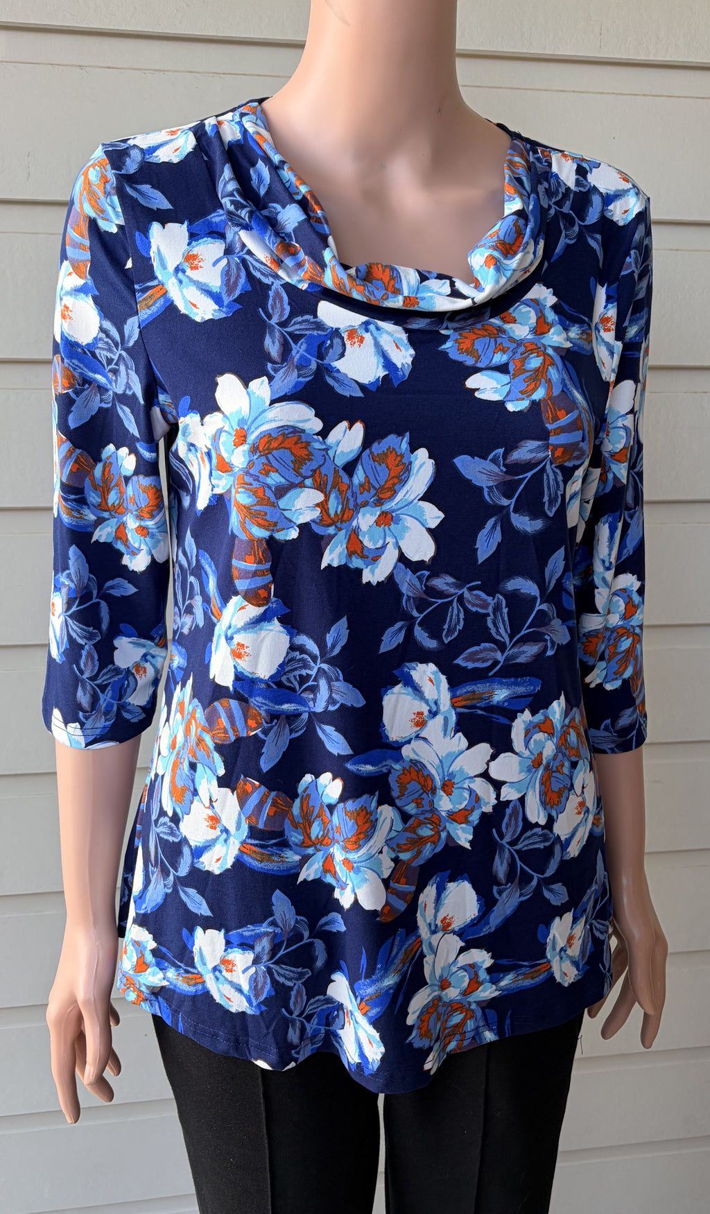 Floral Cowl Top