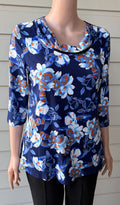 Floral Cowl Top
