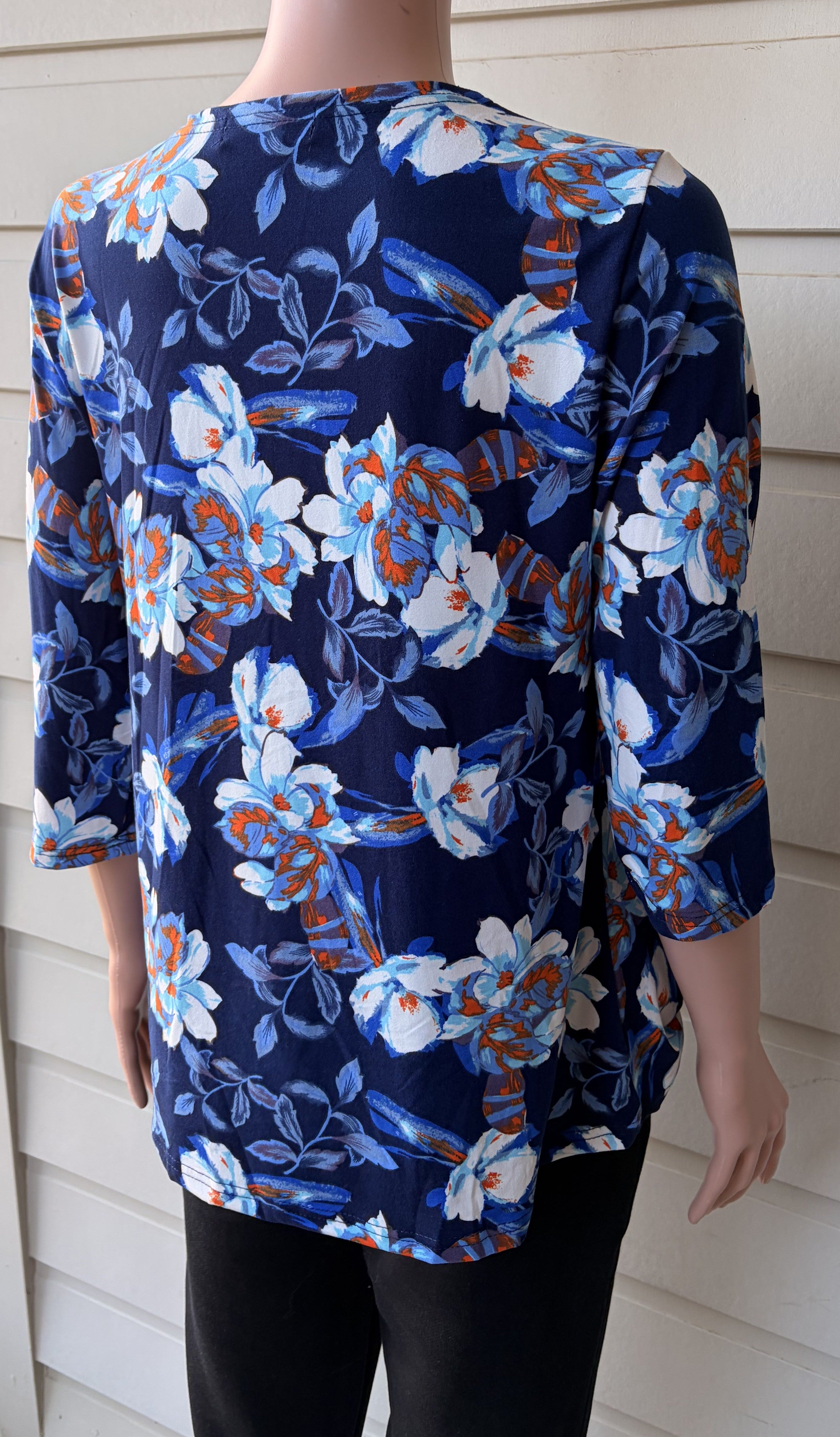 Floral Cowl Top