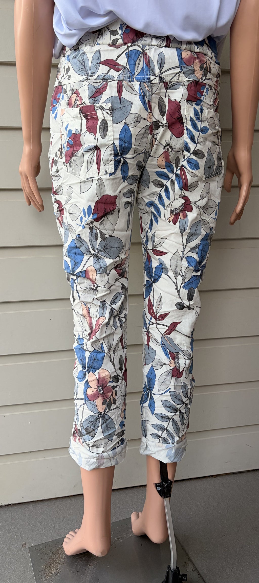 Botanical Crinkle Pants