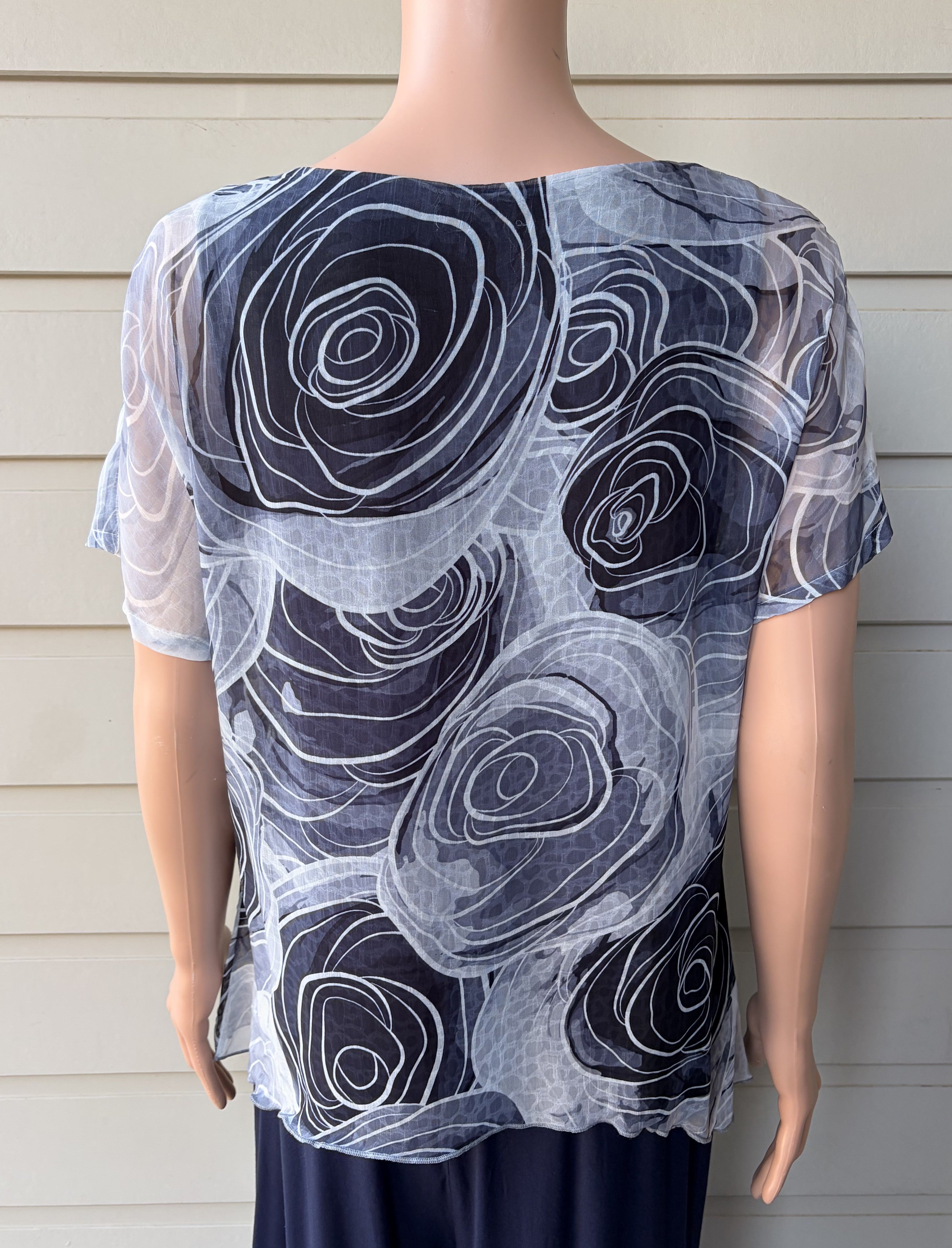 Midnight Rose Top