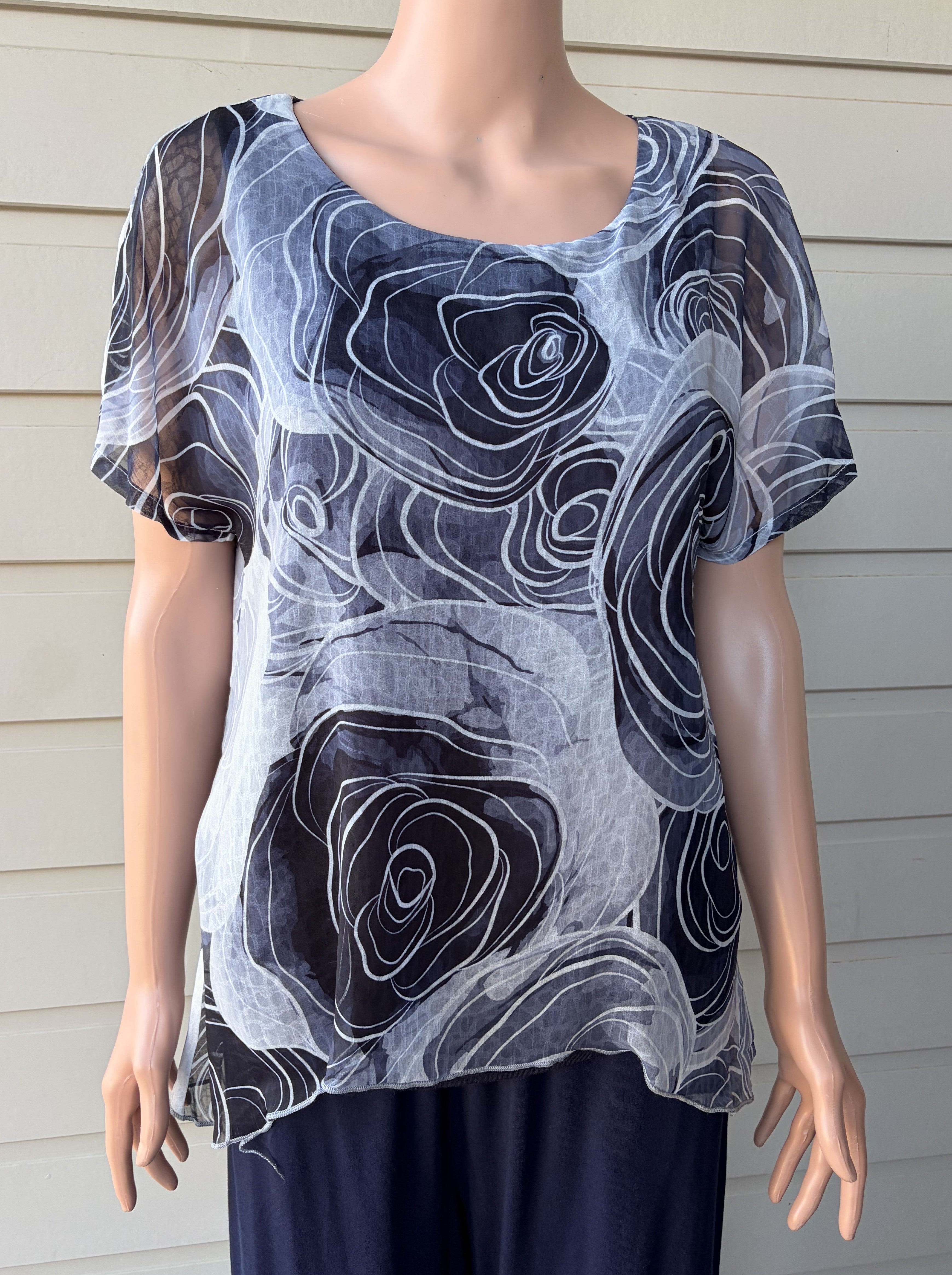 Midnight Rose Top