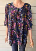 Midnight Bloom Blouse