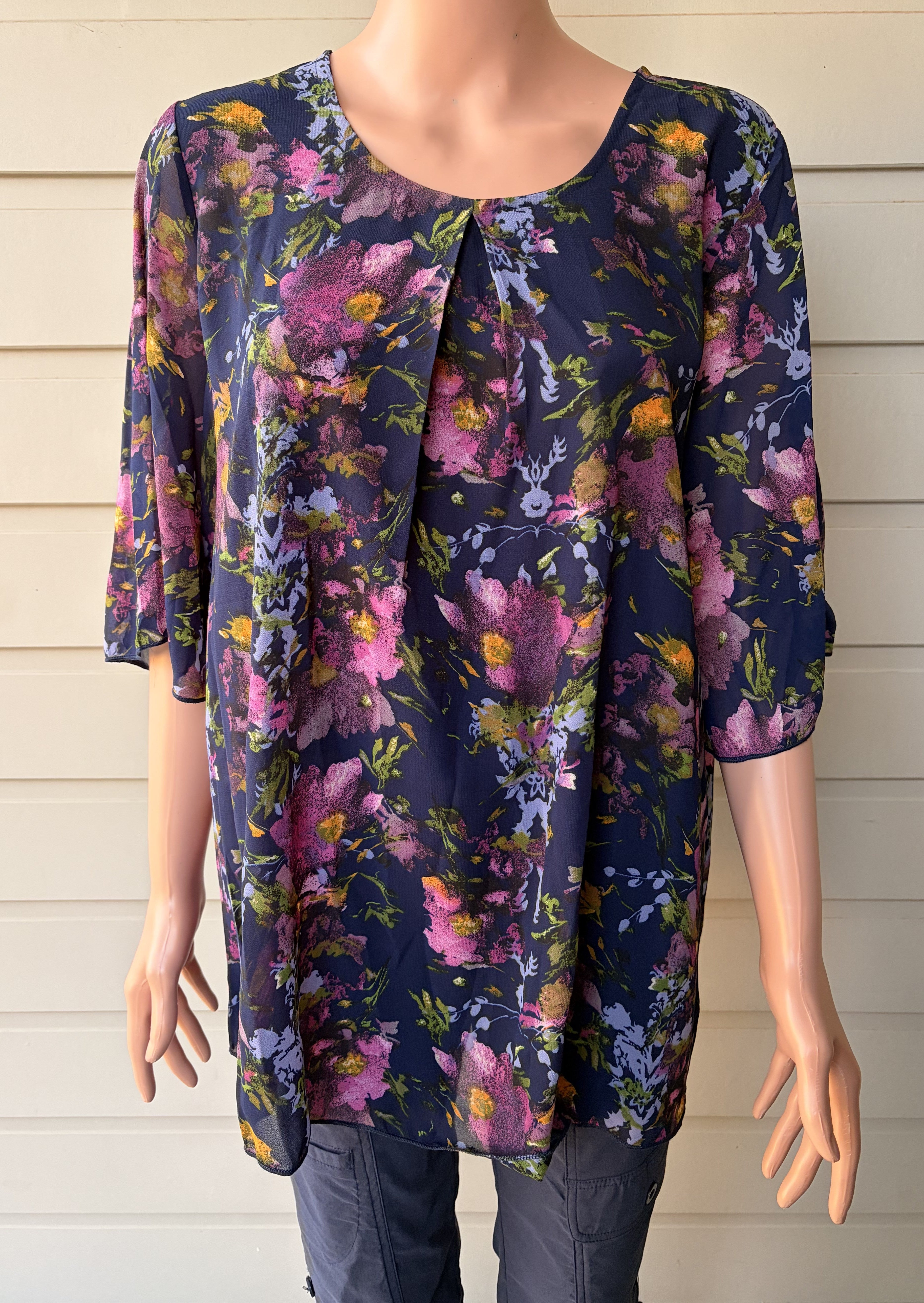 Midnight Bloom Blouse