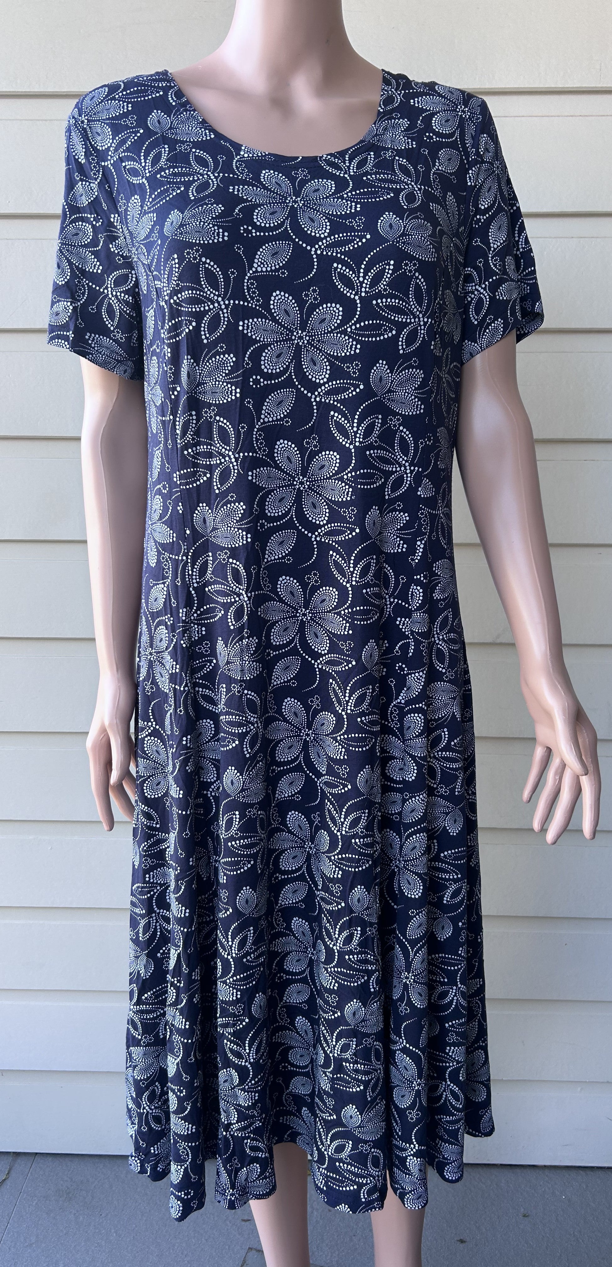 Pointillist Bloom Dress