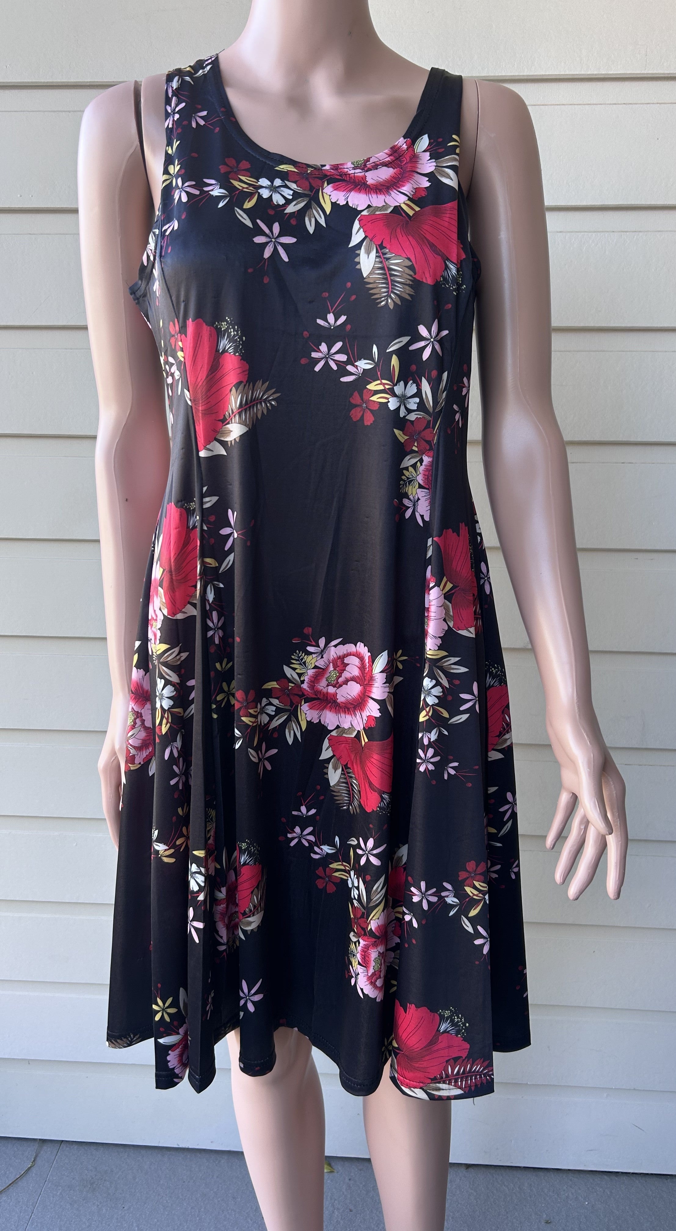Scarlet Hibiscus Dress