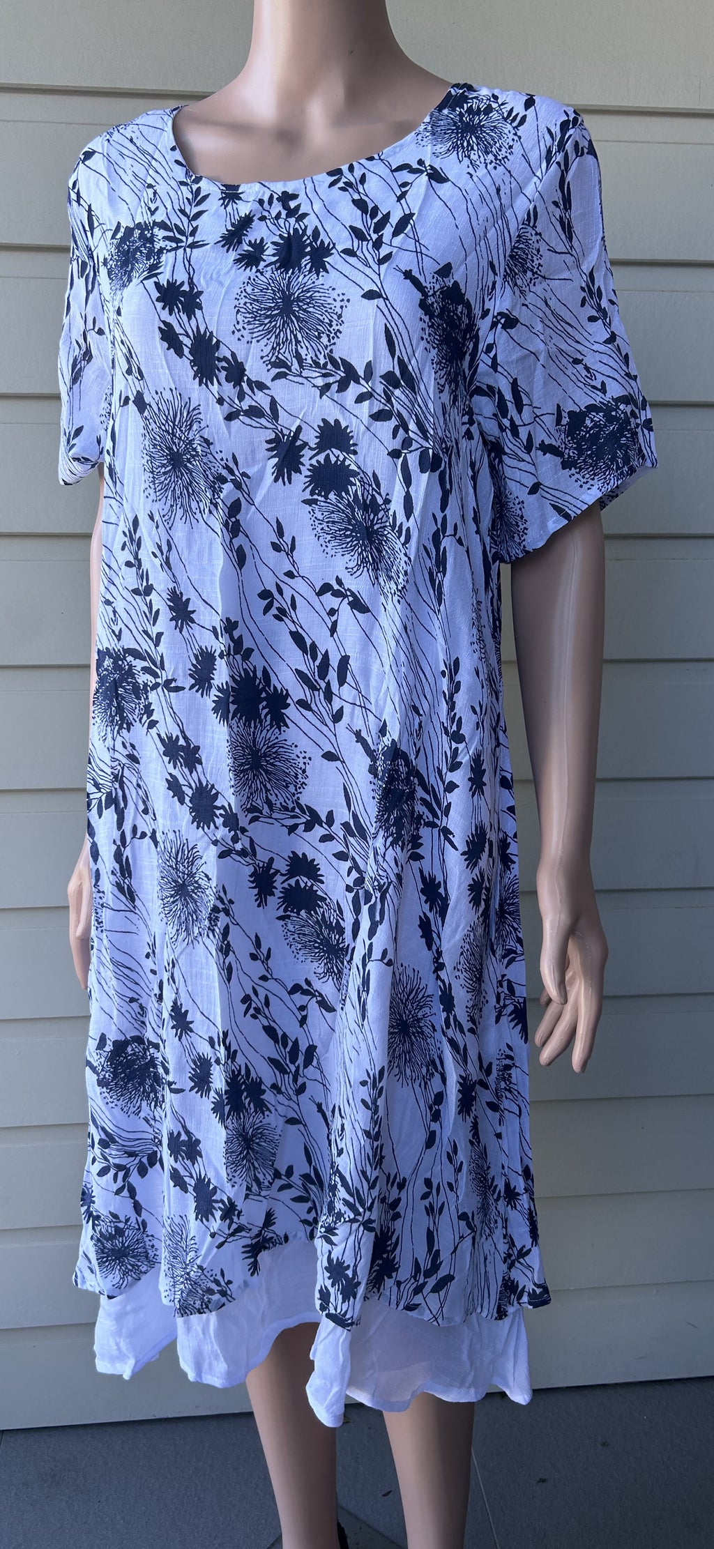 Wildflower Silhouette Dress