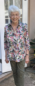 Watercolour Floral Cotton Shirt