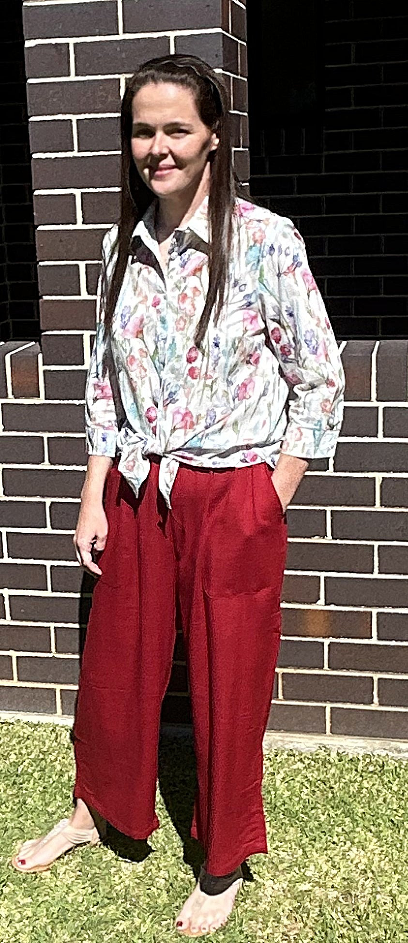 Relaxed Linen & Cotton Pants