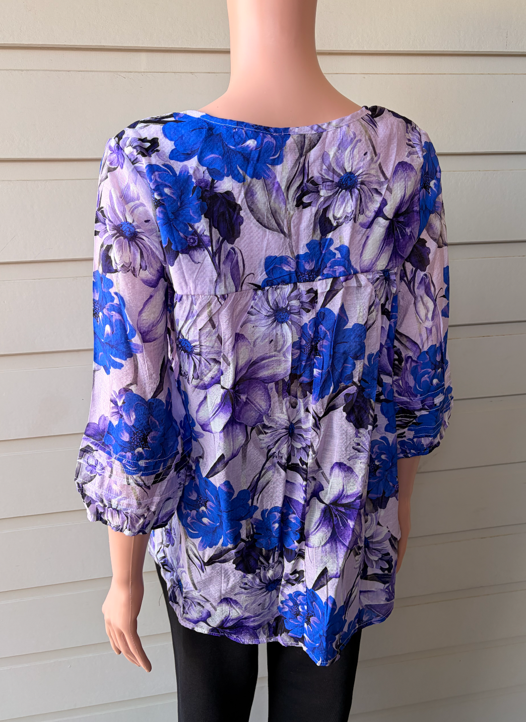 Lilac Floral Blouse
